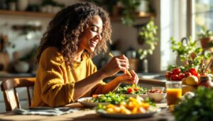 De reden achter vermoeidheid na maaltijden en aanpassingen in eetpatronen die energie stabiel houden