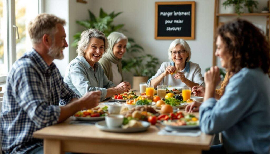 Mensen die langzaam eten, geven hun hersenen de tijd om het signaal van verzadiging te ontvangen en eten daardoor minder calorieën
