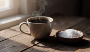 Zout in koffie is een trend, maar hoe gezond is dat? “Het scheelt wel calorieën