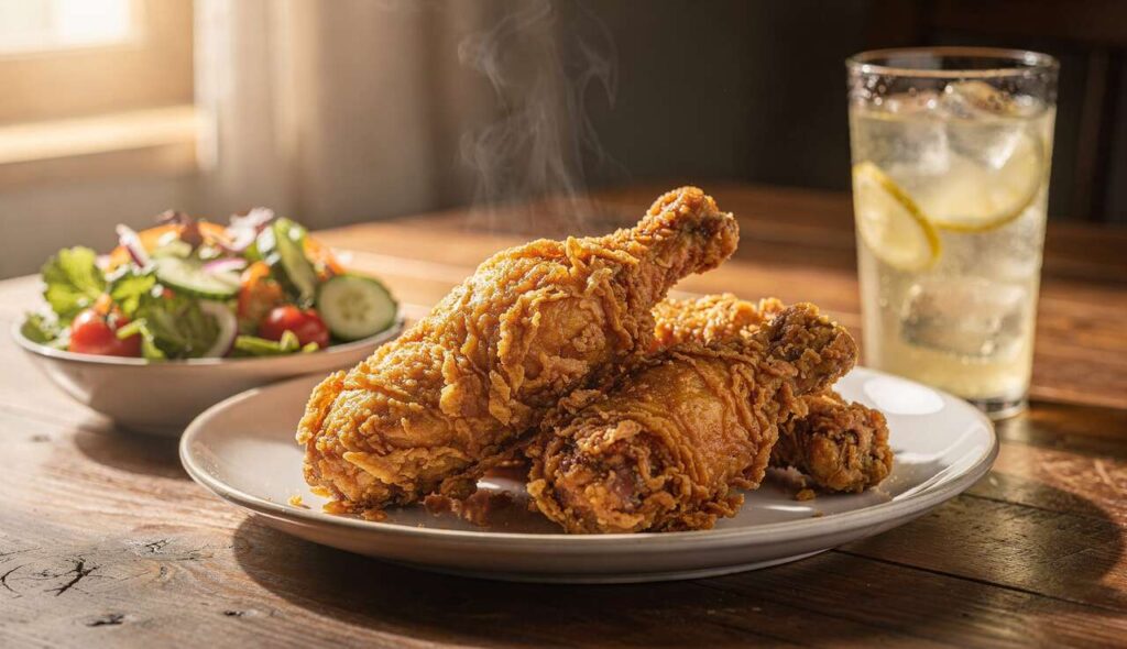 Deskundigen zijn het erover eens: regelmatig krokante kip eten kan gezondheidsproblemen veroorzaken en tot spijt leiden hoewel velen denken van niet