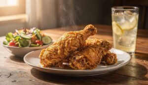 Deskundigen zijn het erover eens: regelmatig krokante kip eten kan gezondheidsproblemen veroorzaken en tot spijt leiden hoewel velen denken van niet